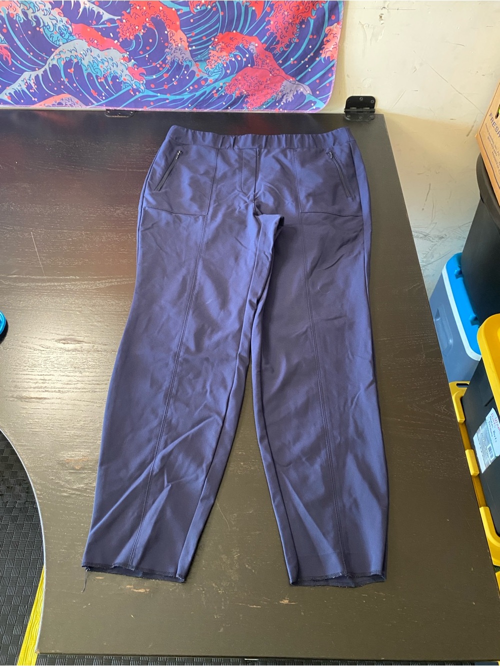 Lane Bryant Men's Navy Stretch Chinos
